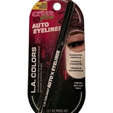 L.A. Colors Cyber Glam Auto Eyeliner Pencil Black Shade C69324 12M PAO picture