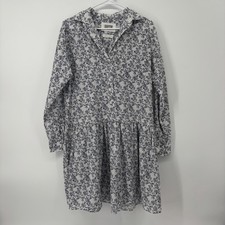 Grayson Frank & Eileen The Changemaker Dress Blue White Floral Size 2 Small picture