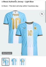 Lionel Messi Argentina National Team adidas AFA x Messi Authentic Jersey - LARGE picture