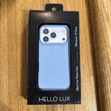 Hello Lux Blue Croc Phone Case for Apple iPhone 17 Pro picture