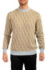 Scuderia Ferrari Men's Silk Pixelated Crewneck Pullover Sweater US M IT 50 picture