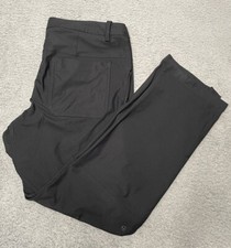 Lululemon Pants Mens 38 Black Tapered Golf Commission Classic Pants picture