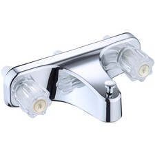 8 Inch RV Mobile Home Tub Shower Faucet 2 Handle Wall Mount Chrome Valve picture