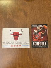 2011-12 Chicago Bulls Pocket Schedule Derrick Rose MVP Era Bulls Logo Decal Lot picture