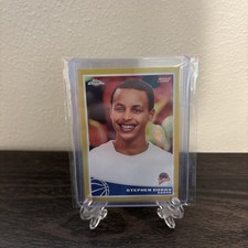 REPRINT 2009-10 Topps - Chrome Stephen Curry #101 Gold Refractor /50 (RC) picture