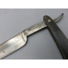 Vintage Isaac Oxley Liverpool Straight Razor Antique Folding Barber Shaving Tool picture