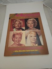RARE VTG: Hollywood Studio Magazine Marilyn Monroe Blondes Volume 14 #1 May 1980 picture