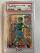 1997 Bowman's Best Cuts Atomic Refractor #BC4 Cal Ripken Jr. PSA 9 Orioles picture