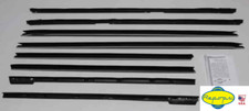 65 66 Cadillac Deville 2D Hardtop Door Window Felt Fuzzies Rubber Seal 8 Pc Kit picture