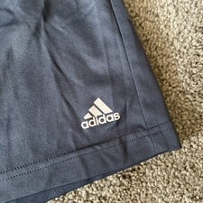 Adidas Shorts Climalite Athletic Drawstring Front Pockets Zip Gray Men's M picture