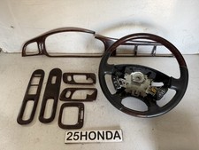 99-01 Honda Odyssey Accessories Wood Steering Wheel + Trim RL1 OEM JDM Rare picture