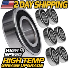 (6) Blade Spindle Bearings fits Hustler Raptor SD X XD XL Mower - C3 Upgrade picture