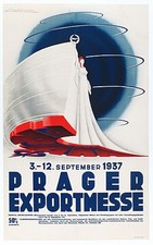 Original 1937 Poster - Prager Exportmesse picture