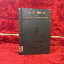 Textile Fabrics by Daniel Rock 1876 Vintage Antique Book picture