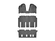WeatherTech FloorLiner for 2006-2007 Kia Sedona - Full Set, Black picture