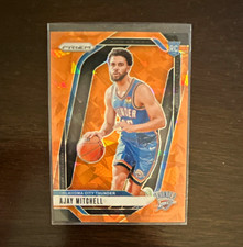 2024-25 Panini Prizm Ajay Mitchell RC #226 Orange Ice Prizm Thunder picture