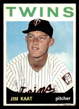 1964 Topps #567 Jim Kaat b picture