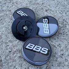BBS Rs2 Rs700 RC RC300 Super RS 80mm Floating Logos Emblem Set Of 4 Grey picture