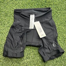 Louis Garneau Womens Cycling Shorts Black Size S Padded Gel 9D50212 NWT picture