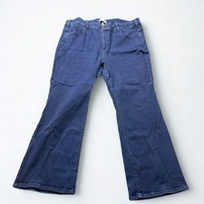 Lane Bryant Jeans Womens 26S Straight Leg Dark Wash Mid Rise Stretch Plus Size picture
