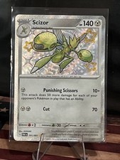 The Pokémon Company Pokemon TCG Scizor 191/091 Paldean Fates Shiny Rare Holo Eng picture