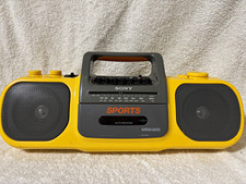 Sony Sports CFS-904 Mega Bass Portable Radio Cassette Recorder Full Tested *READ picture