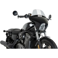 Puig Batwing SML Fairing Windshield - Smoke, Touring/Gloss Black Fairing 21914H picture