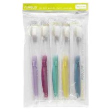 NIMBUS Extra Soft Toothbrushes (Regular Size Head) 5 Pack Assorted Colors picture