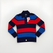 NEW Demetre Pure Virgin Wool Vtg Outdoor Sweater Mens Size Large Striped USA picture