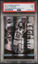 2011-12 Panini Limited #139 Walt Frazier Platinum Spotlight 1/1 PSA 7 picture