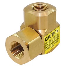 Coxreels 1935-1 Swivel, 90 Deg., Brass, 3/8 In Fnpt Inlet picture