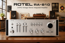 ROTEL RA-810 🌈RaRe🌈 (1974) Vintage Stereo integrated Amplifier picture