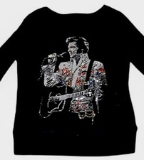 Official Graceland Elvis Presley Rhinestone Zip Up Jacket - Medium picture