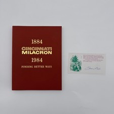 Cincinnati Milacron 1884–1984 Company History Book Paperback 1984 W/ Card picture