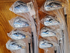 NEW CALLAWAY XR OS GRAPHITE IRON SET 4-PW, GW /8 CLUBS TOTAL /FUBUKI SR FLEX LOT picture