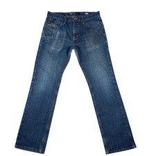 Ariat Rebar M7 Slim Straight Leg Jeans Mens 34x34 Dark Wash Durastretch 10034627 picture