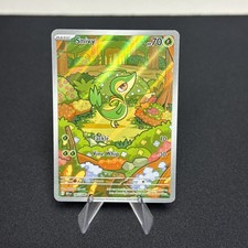 Pokemon TCG Snivy 087/086 Black Bolt Holo Illustration Rare N/M picture