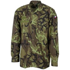 Czech Army M95 Camo Shirt vz.95 Woodland Leaf Military Surplus Field Shirt picture
