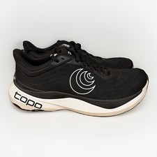 Topo Athletic Aura Womens Size 11 Black White 5mm Drop Road Running Shoes picture
