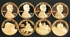 2009 S Lincoln Penny Set Gem Proof 4 coin Set from the Mint No box or COA picture