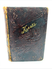 Rare Antique 1895 Portical Works Of Keats Complete Edition Leather Cover  picture