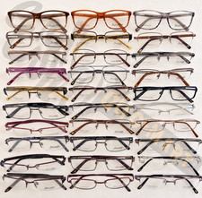 New Wholesale Bulk Lot 30 Designer Clear Lens Optical Eyeglasses Frame Free Gift picture