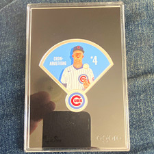 agoro Pete Crow-Armstrong Chicago Cubs #4 Metal Card Serial #295/600 MLB picture