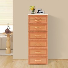 6‑Tier 7‑Drawer Rolling Storage Cabinet, Multi‑Purpose Storage Unit  for Bedroom picture