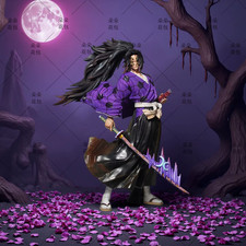 24CM Demon Slayer Kokushibo PVC Figure Kimetsu No Yaiba Anime Statue Collection picture