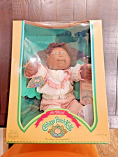Vintage 1980's Cabbage Patch Kids Doll * Brown/Dark Skin Doll * NEW IN BOX picture