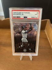 1998 Donruss Studio - Hit Parade Ken Griffey Jr #6 /5000 PSA 9 Mint picture