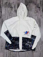 Puma BMW Motorsport Full Zip White Jacket Hoodie Men's Size Large picture