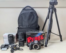 Canon EOS Rebel T3i 600D Camera  18-55mm Lens Kit + Canon EFS 55-250mm Lens Lot picture