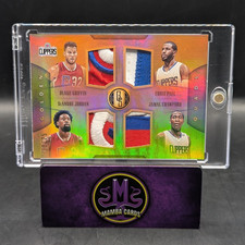 2015-16 Panini Gold Standard Chris Paul Griffin Crawford Jordan Quad Patch 22/25 picture
